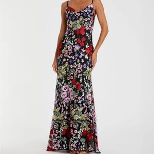 Mac Duggal Floral Dress